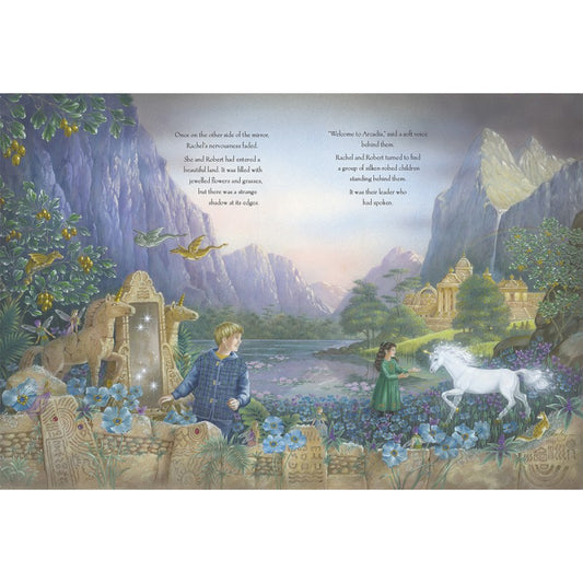 Paperback book titled The Magic Unicorns by Shirley Barber, featuring colorful unicorn illustrations on the cover.