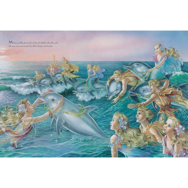 Paperback book titled "The Mermaid Princess" by Shirley Barber featuring a colorful cover with a mermaid and ocean scene.