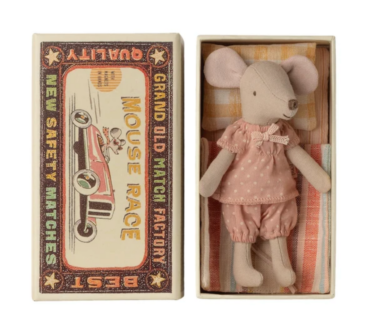 Big Sister Mouse in Matchbox - Maileg