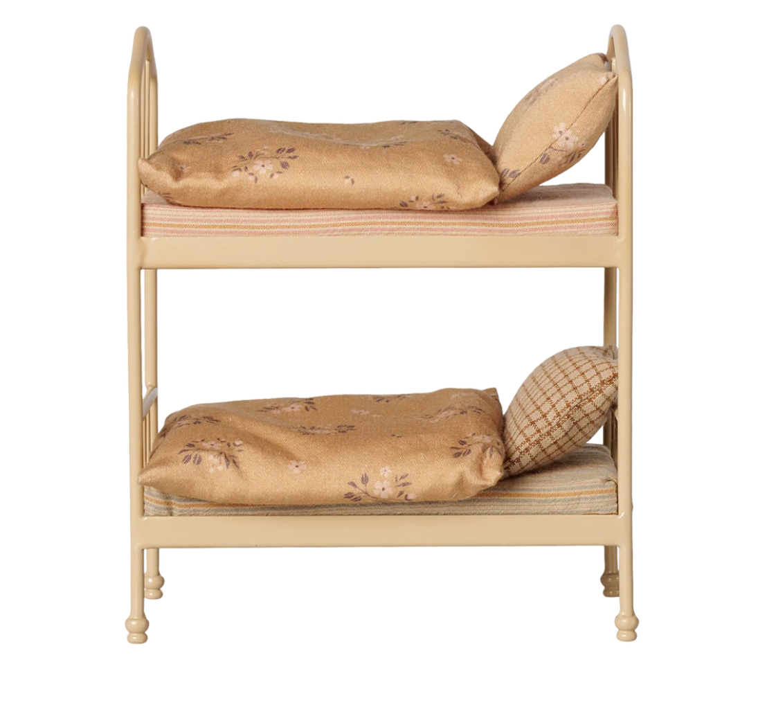 Maileg Bunk Bed - Mouse, Wheat