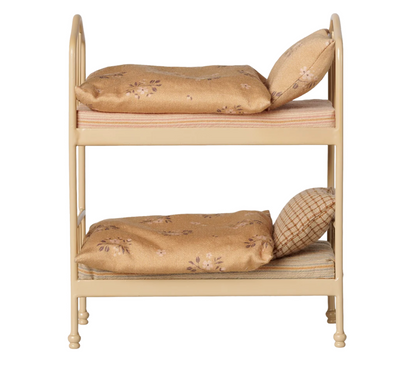 Maileg Bunk Bed - Mouse, Wheat
