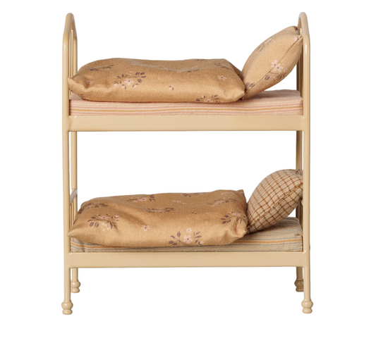 Maileg Bunk Bed - Mouse, Wheat