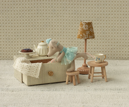 Dance Mouse in Daybed Little Sister, Maileg