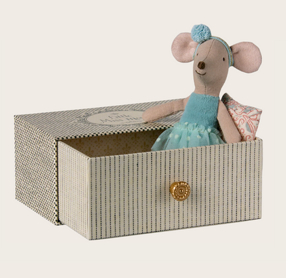 Dance Mouse in Daybed Little Sister, Maileg