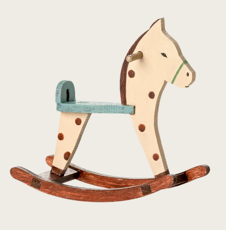 Rocking Horse, Mouse - Spotted, Maileg