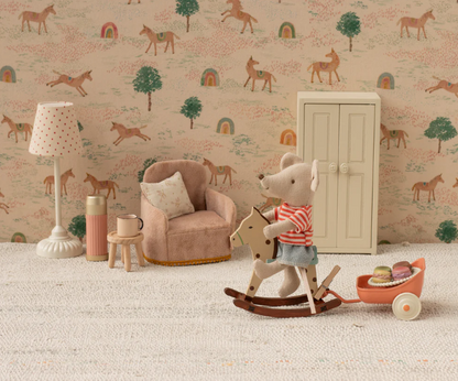 Rocking Horse, Mouse - Spotted, Maileg