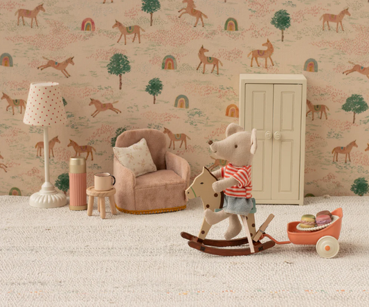 Rocking Horse, Mouse - Spotted, Maileg