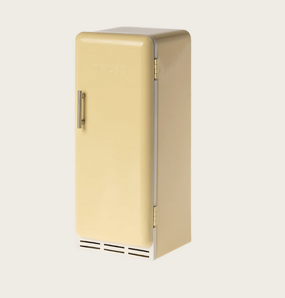 Fridge, Miniature - Yellow, Maileg