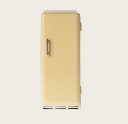 Fridge, Miniature - Yellow, Maileg