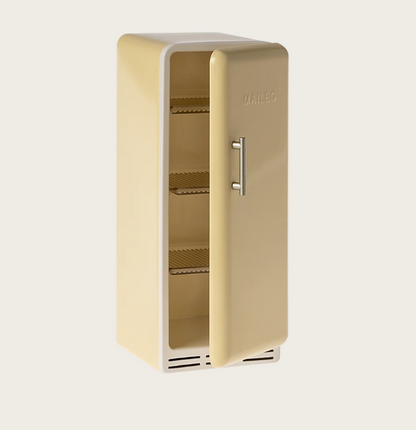 Fridge, Miniature - Yellow, Maileg