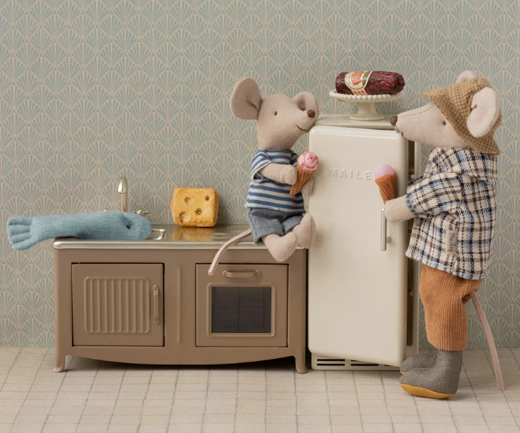 Fridge, Mouse - Off-White, Maileg