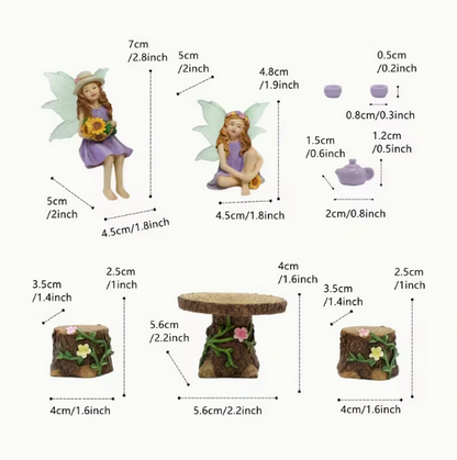 Miniature Fairy Tea Party Play Set (Pre-order)