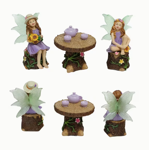 Miniature Fairy Tea Party Play Set (Pre-order)