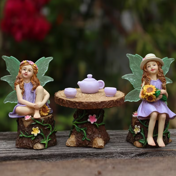 Miniature Fairy Tea Party Play Set (Pre-order)