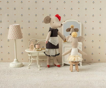 Vintage Floor Lamp, Mouse - Sand, Maileg