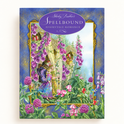 Paperback book titled "Spellbound" by Shirley Barber featuring a fairy tale romance cover illustration.