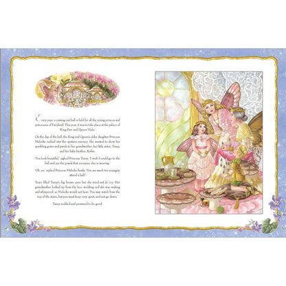 Hardback book titled "All the Jewels of Fairyland" by Shirley Barber, featuring colorful fairy illustrations on the cover.
