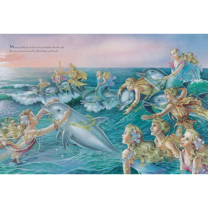Paperback book titled "The Mermaid Princess" by Shirley Barber featuring a colorful cover with a mermaid and ocean scene.