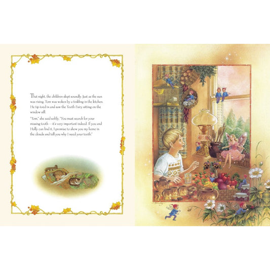 Hardback book titled "The Tooth Fairy" by Shirley Barber featuring colorful fairy illustrations on the cover.